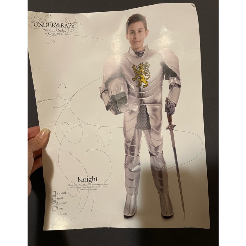 Kids Knight costume